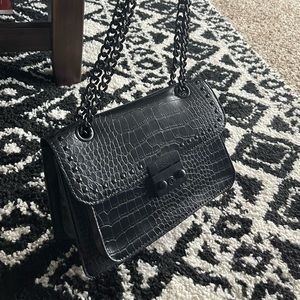 Black Chain Crossbody